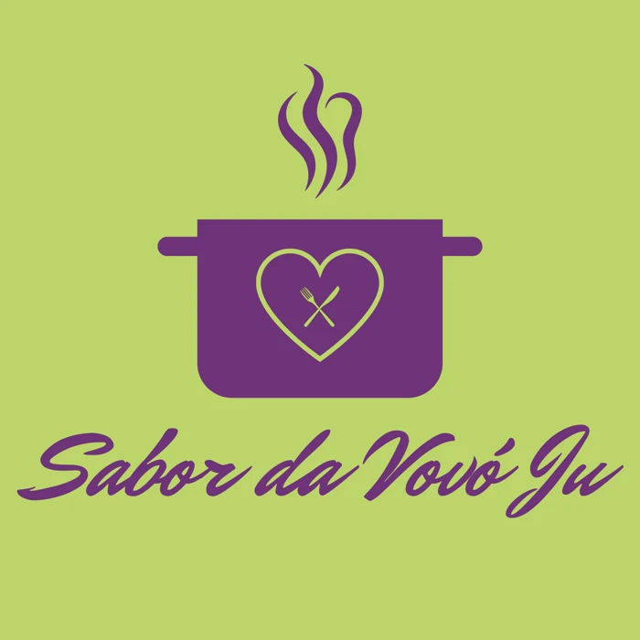 Sabor da Vovó Ju — Logo e materiais de divulgação